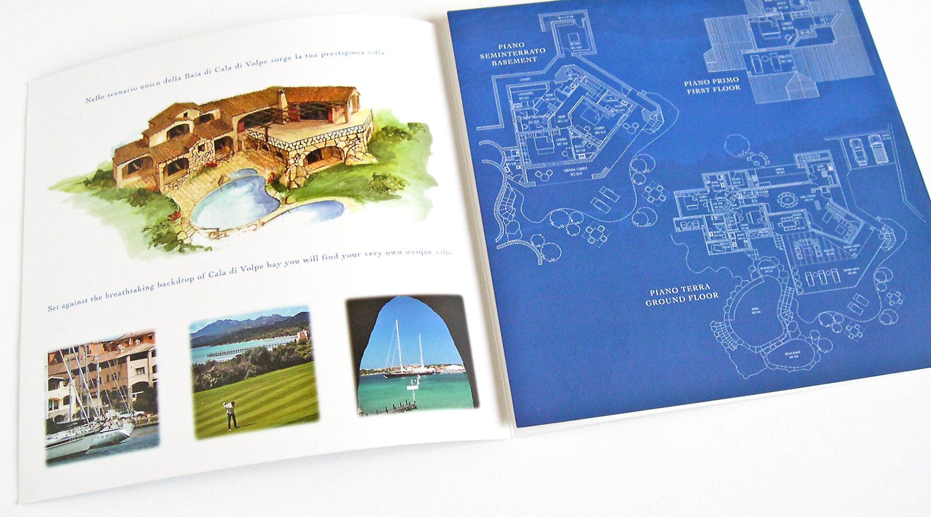 Chrimar Costruzioni - Brochure per la presentazione di una villa a Cala di Volpe