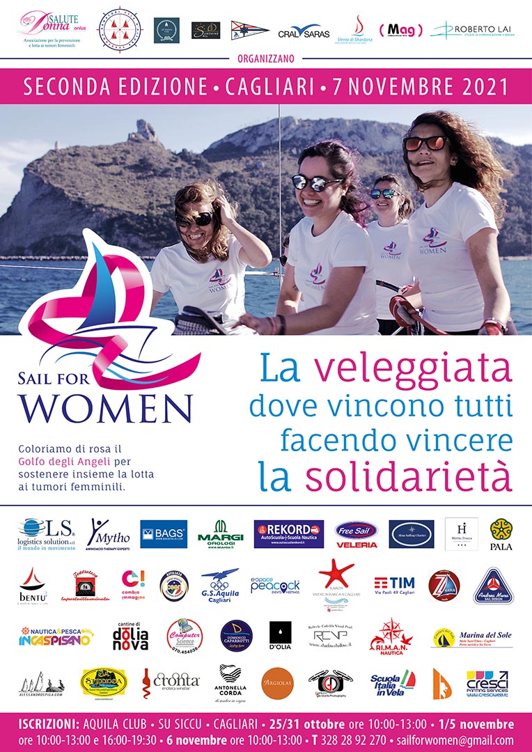 Sail for Women 2021 Cagliari seconda edizione veleggiata
